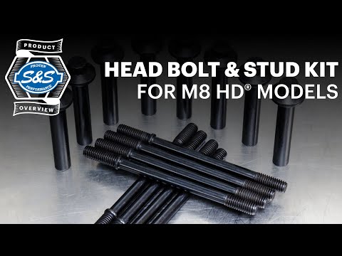 S&S Cycle - Product Overview - M8 Head Bolt and Stud Kit