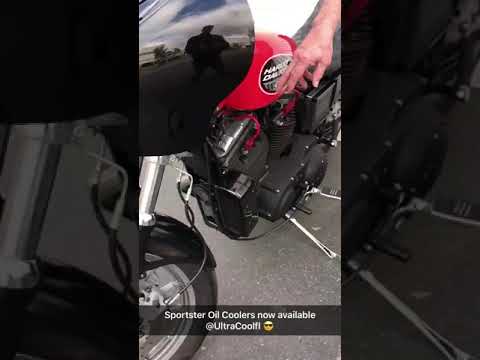 UltraCool 3.0 Oil Cooler and FLO Oil Filter on older and modern Harley-Davidson Sportster