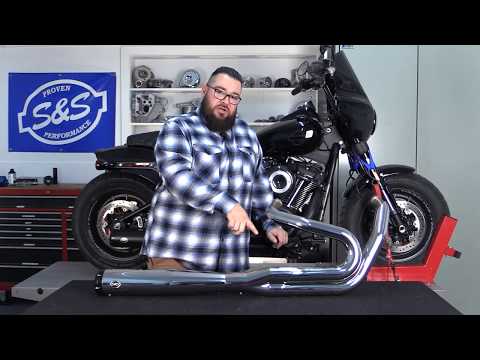 S&S Cycle - SuperStreet 2 into 1 Exhaust System for M8 models