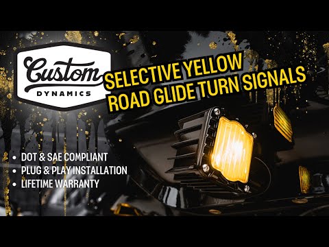 Custom Dynamics Selective Yellow LED Motorcycle Front Turn Signals