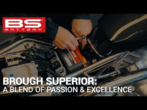 BS BATTERY x Brough Superior - A blend of passion and excellence.