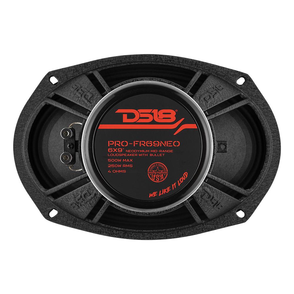 DS18 PRO-FR69NEO PRO 6x9" Neodymium Full-Range Bullet Loudspeaker 250 Watts Rms 4-Ohm — image 8