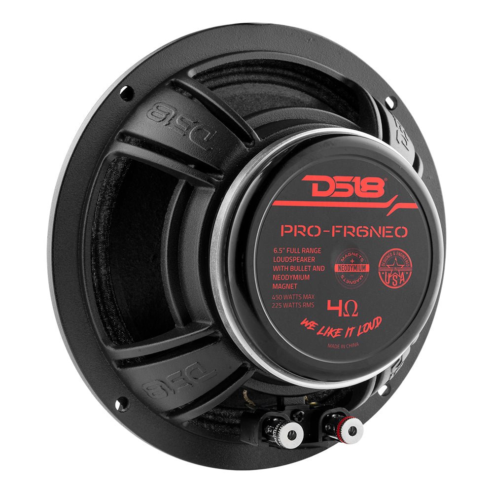 DS18 PRO-FR6NEO PRO 6.5" Neodymium Full-Range Bullet Loudspeaker 225 Watts Rms 4-Ohm — image 8