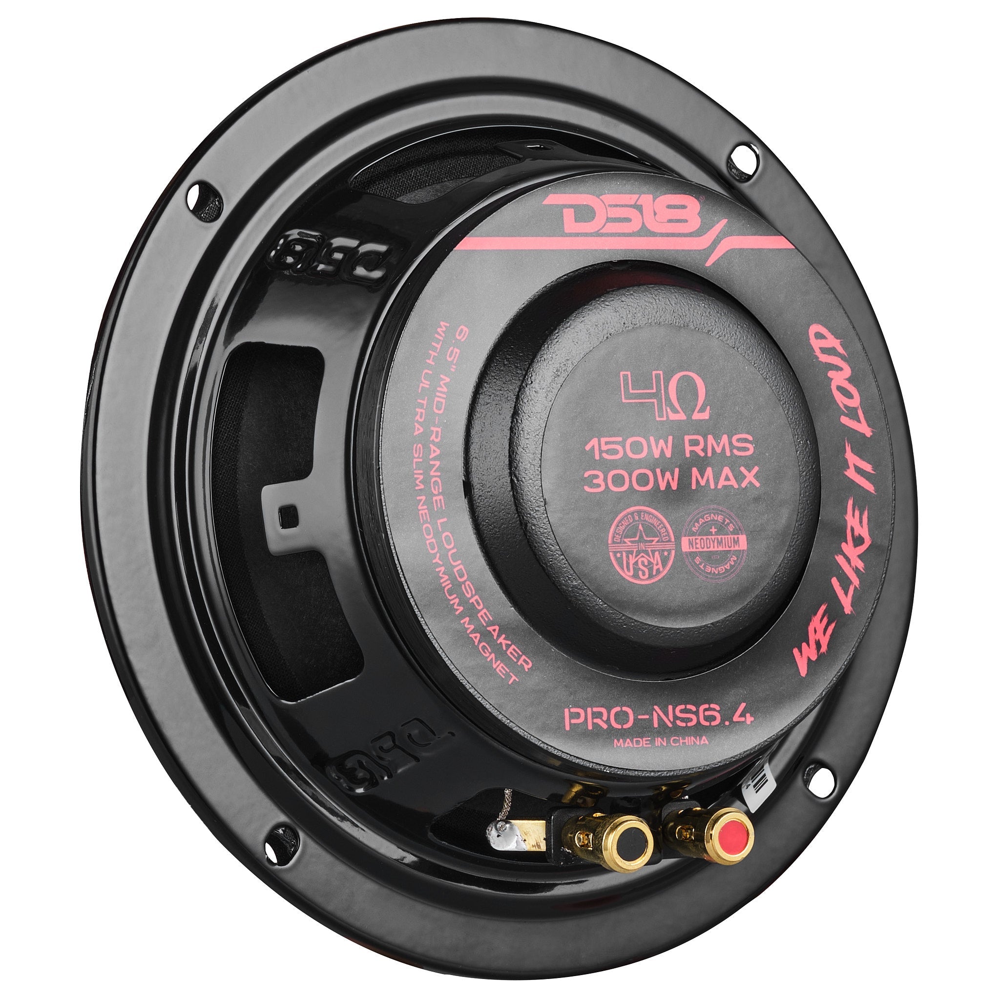 DS18 PRO-NS6.4 PRO 6.5" Shallow Neodymium Full-Range Loudspeaker 150 Watts Rms 4-Ohm — image 3