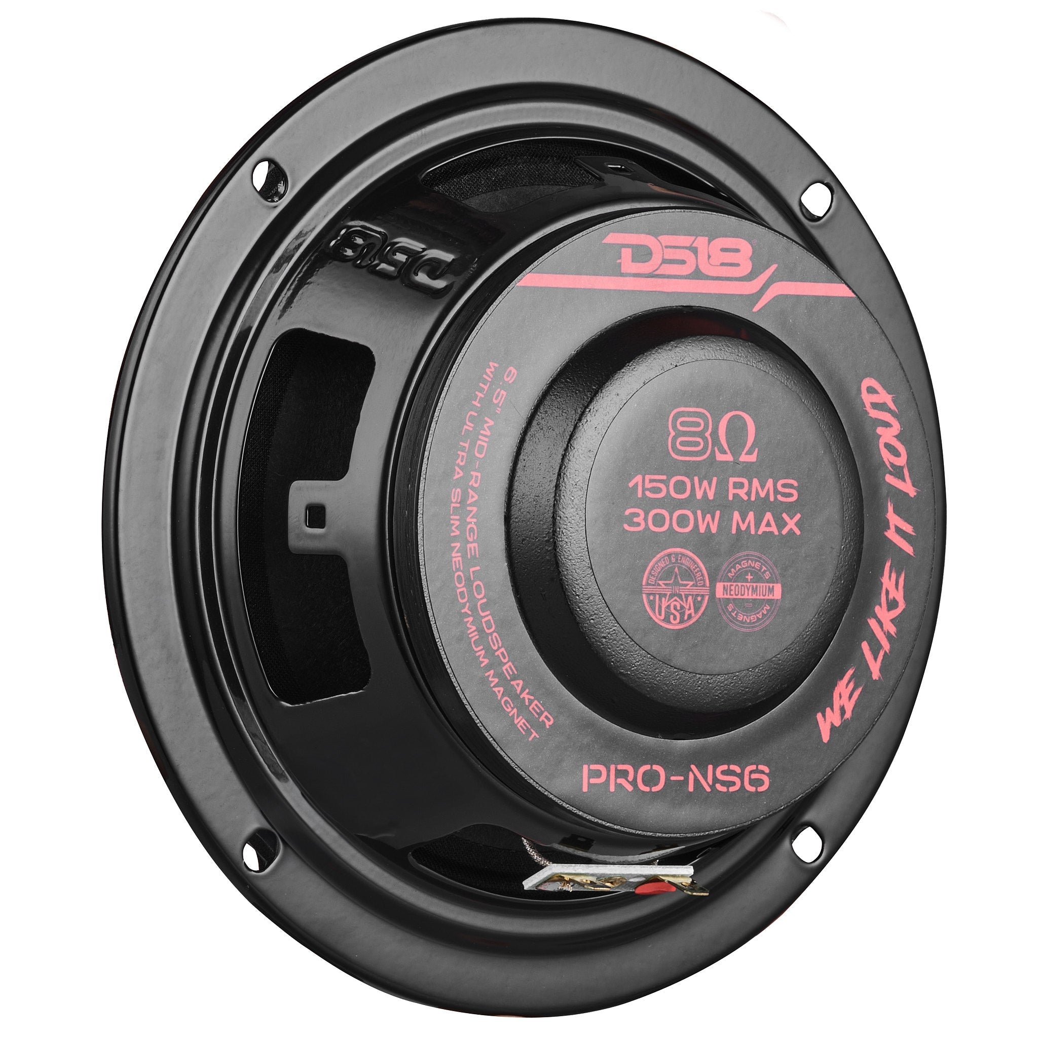 DS18 PRO-NS6 PRO 6.5" Shallow Neodymium Full-Range Loudspeaker 150 Watts Rms 8-Ohm — image 3