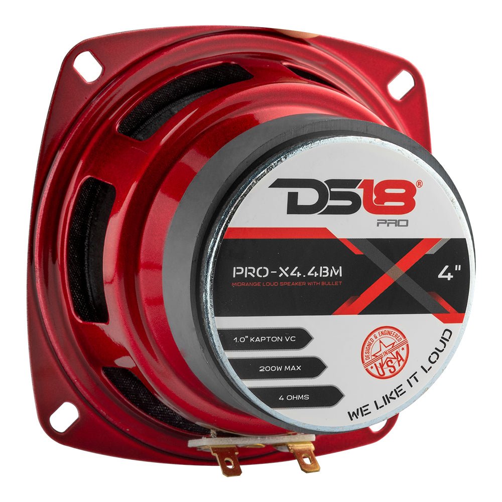 DS18 PRO-X4.4BM PRO-X 4" Mid-Range Loudspeaker with Bullet | 100W RMS 4-Ohm — image 2