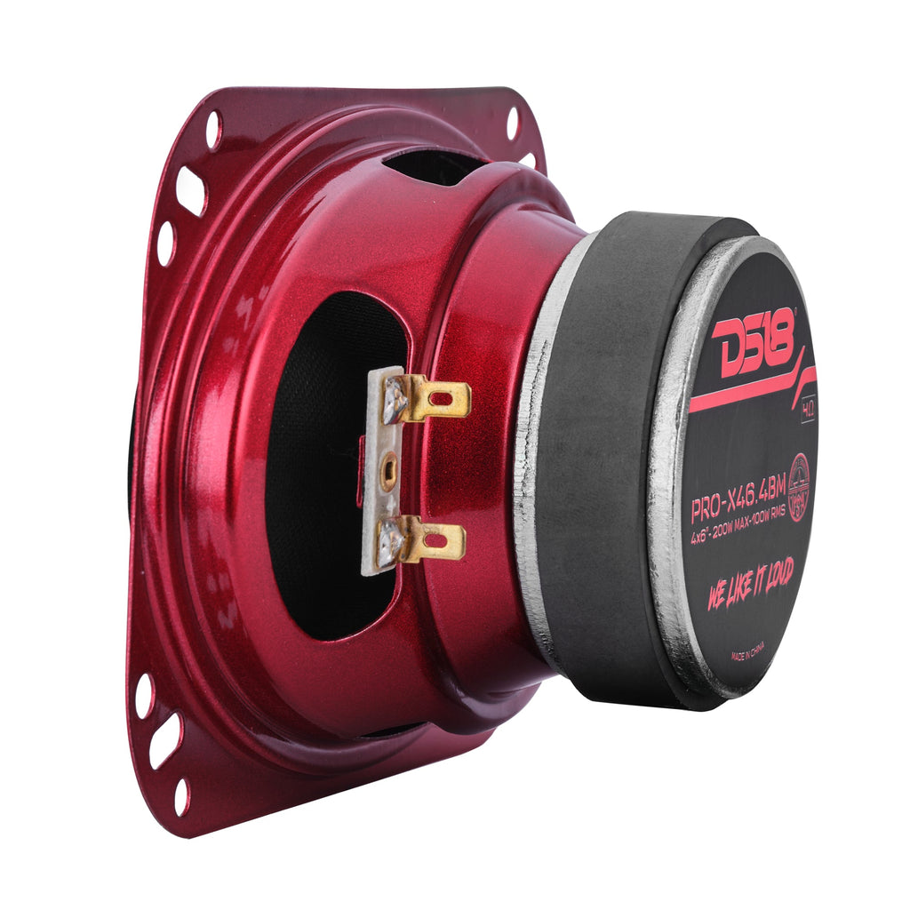 DS18 PRO-X46.4BM PRO-X 4x6” Mid-Range Loudspeaker with Bullet | 100W RMS 4-Ohm — image 4