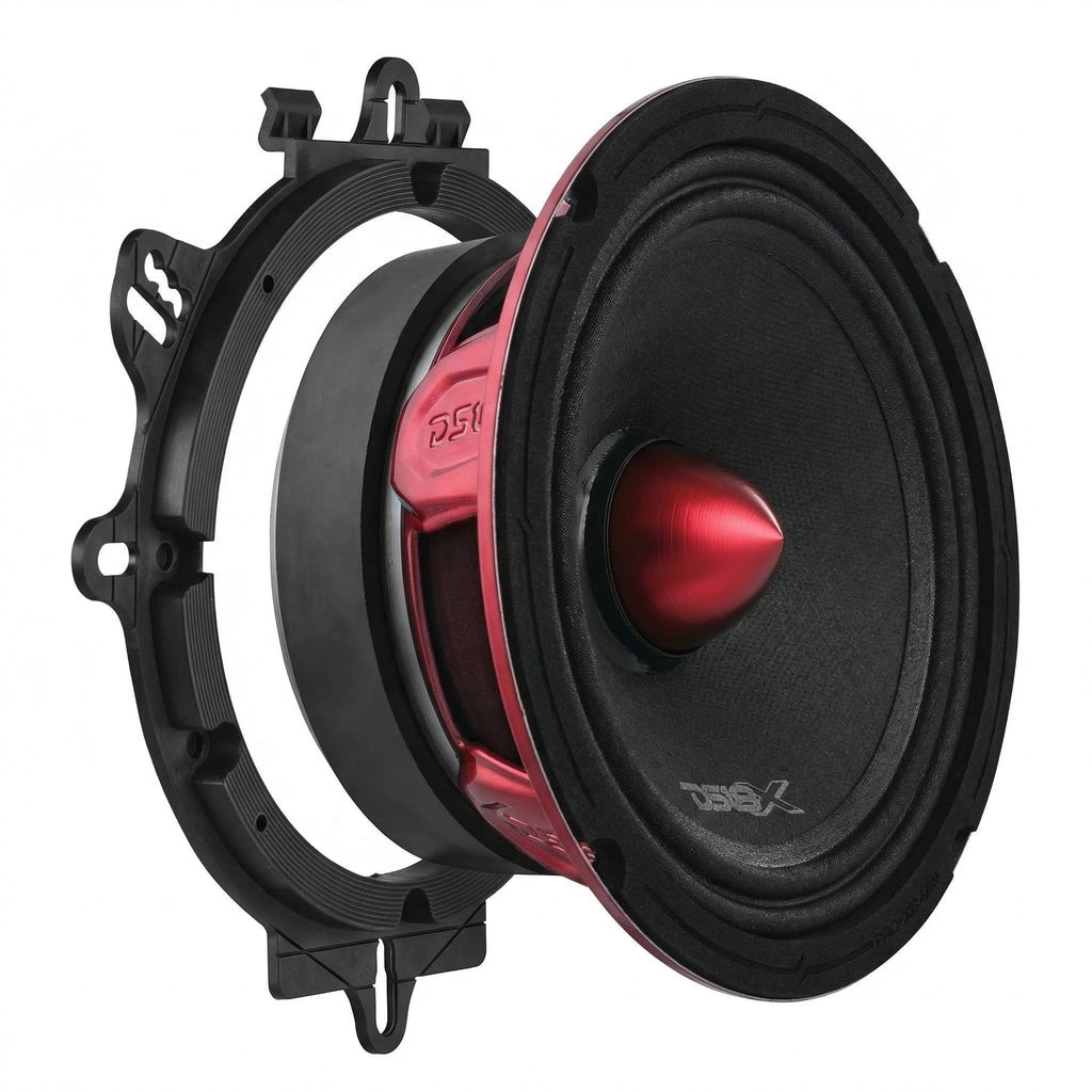 DS18 PRO-X6.4BM.2pk + OEMADAPT6.5 PRO-X 6.5" Mid-Range Loudspeaker with Bullet and OEM Adapter Kit | 250W RSM 4-Ohm — image 2
