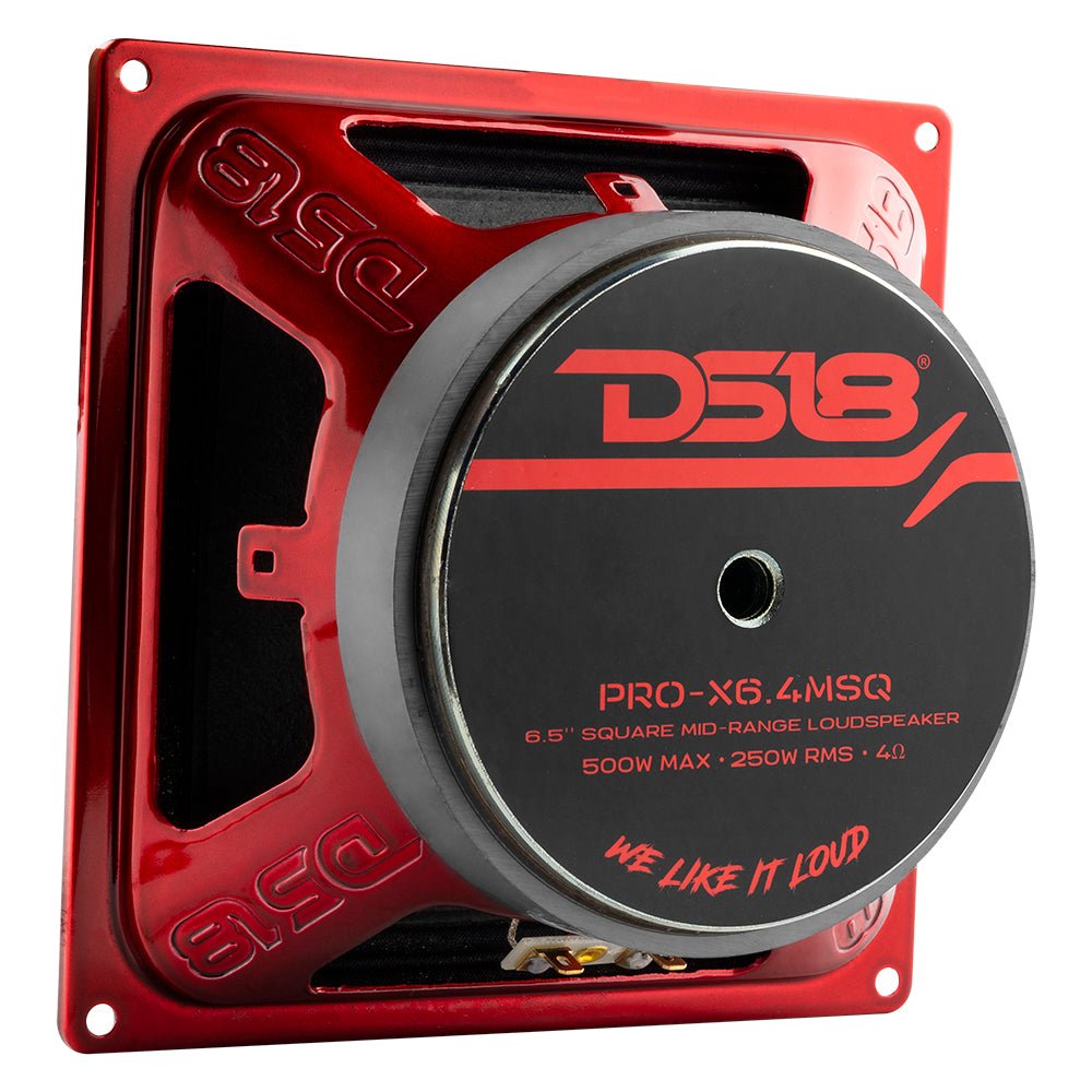 DS18 PRO-X6.4MSQ PRO 6.5" Square Midrange Loudspeaker 450 Watts 4-ohm — image 4