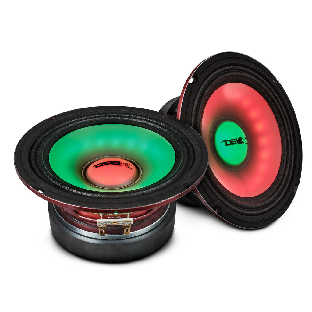DS18 PRO-X6.4RGB 6.5" Mid-Range Loudspeaker with Dual RGB LED For Cone & Dust Cap 250 Watts 4-Ohm — image 2