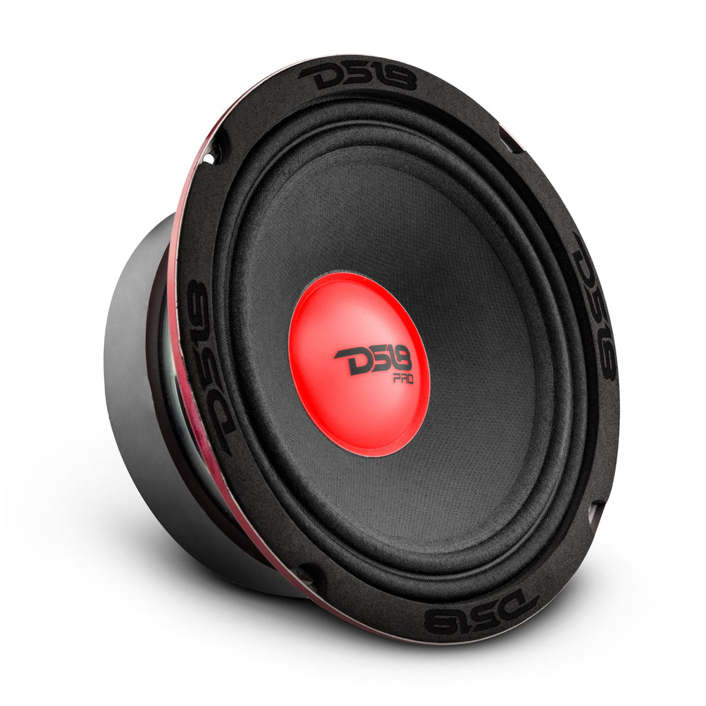 DS18 PRO-X6.4RGBCAP PRO-X 6.5" Mid-Range Loudspeaker with RGB Light Dust Cap 250 Watts Rms 4-Ohm — image 1