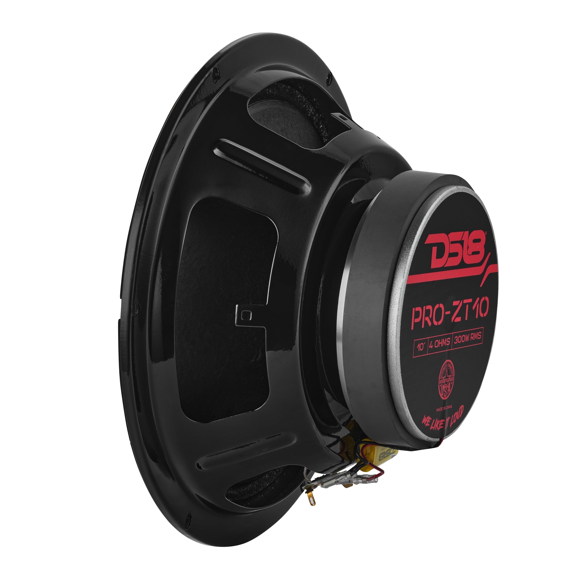 DS18 PRO-ZT10 PRO-ZT 10" Coaxial Mid-Range Loudspeaker with Water-Resistant Cone Built-in Bullet Tweeter | 300W RMS 4-Ohm — image 4