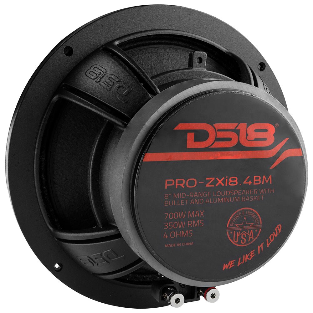 DS18 PRO-ZXI8.4BM PRO-ZXI 8" Mid-Range Bullet Loudspeaker Neodymium/Ferrite Magnets | 350W RMS 4-Ohm — image 4