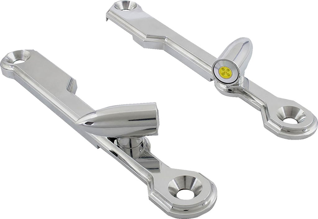 PAUL YAFFE BAGGER NATION Bullet Turn Signals - Chrome - FLHX/FLHR PYO:LB-SG-DRL-C — image 1