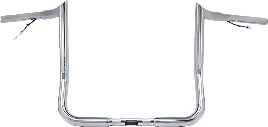PAUL YAFFE BAGGER NATION Pre-Wired Handlebar - Monkey Bar - 10" - Chrome PYO:MBBPW-10 C — image 1