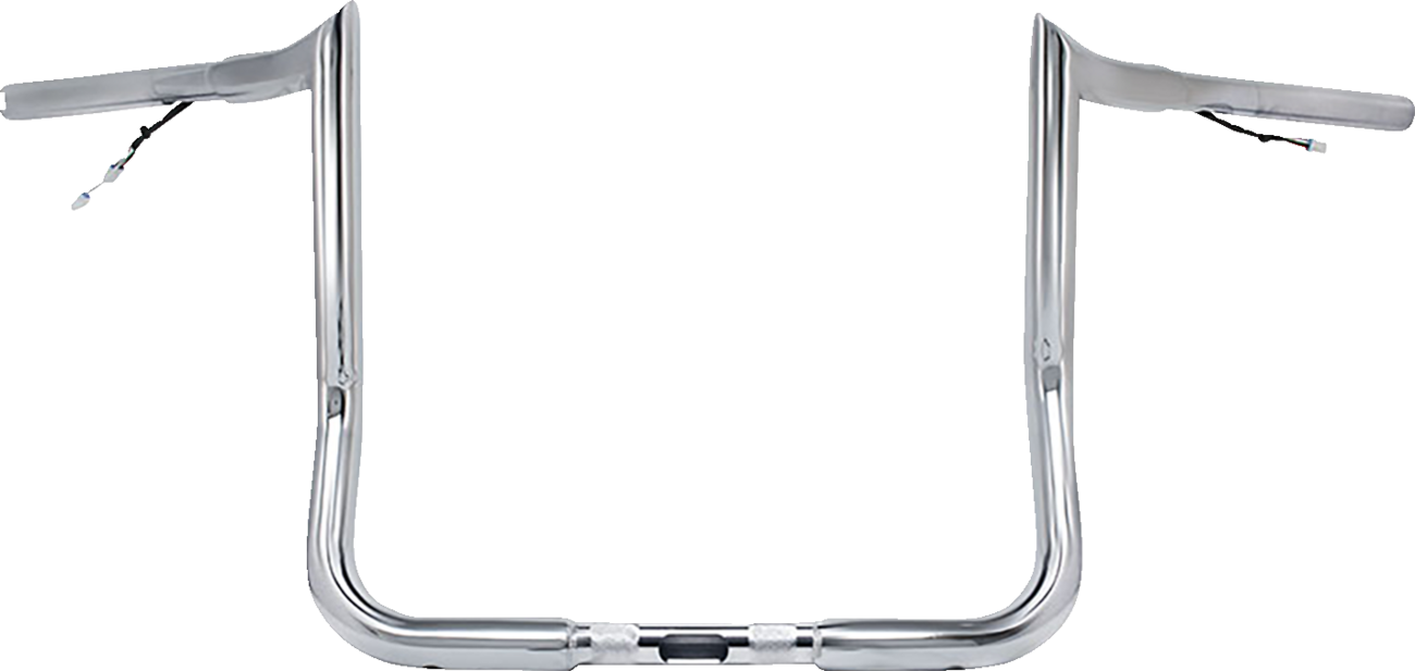 PAUL YAFFE BAGGER NATION Pre-Wired Handlebar - Monkey Bar - 10" - Chrome PYO:MBBPW-10 C — image 1