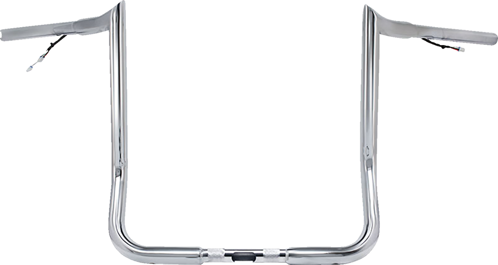 PAUL YAFFE BAGGER NATION Pre-Wired Handlebar - Monkey Bar - 12" - Chrome PYO:MBBPW-12 C — image 1