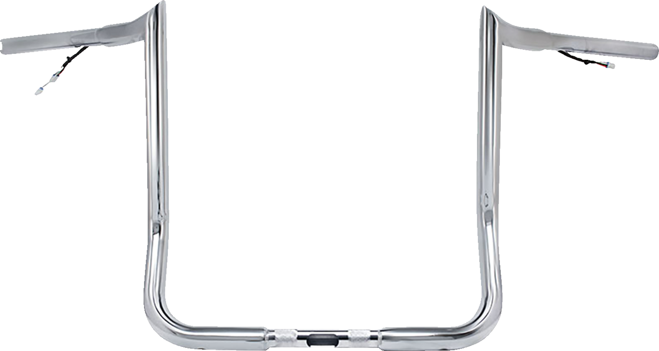 PAUL YAFFE BAGGER NATION Pre-Wired Handlebar - Monkey Bar - 12" - Chrome PYO:MBBPW-12 C — image 1