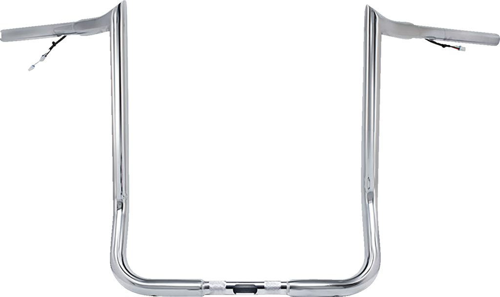 PAUL YAFFE BAGGER NATION Pre-Wired Handlebar - Monkey Bar - 14" - Chrome PYO:MBBPW-14 C — image 1