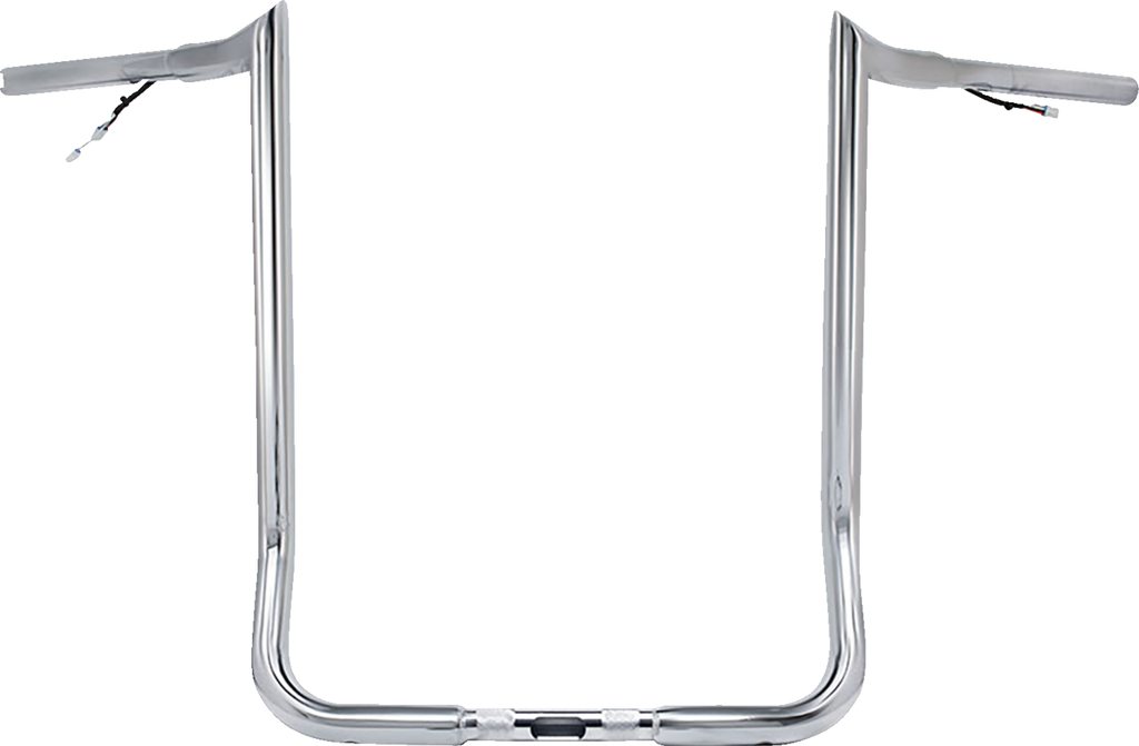 PAUL YAFFE BAGGER NATION Pre-Wired Handlebar - Monkey Bar - 16" - Chrome PYO:MBBPW-16 C — image 1