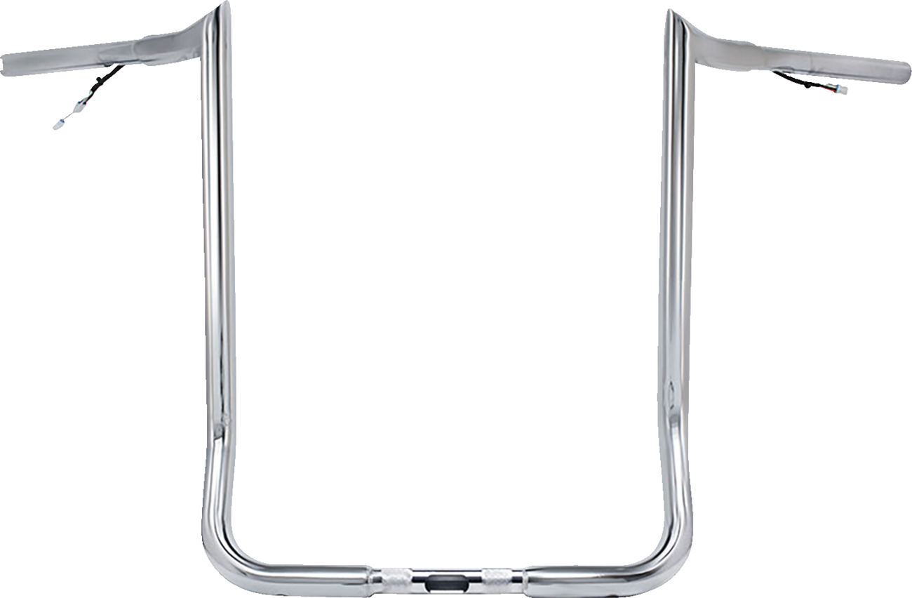 PAUL YAFFE BAGGER NATION Pre-Wired Handlebar - Monkey Bar - 16" - Chrome PYO:MBBPW-16 C — image 1