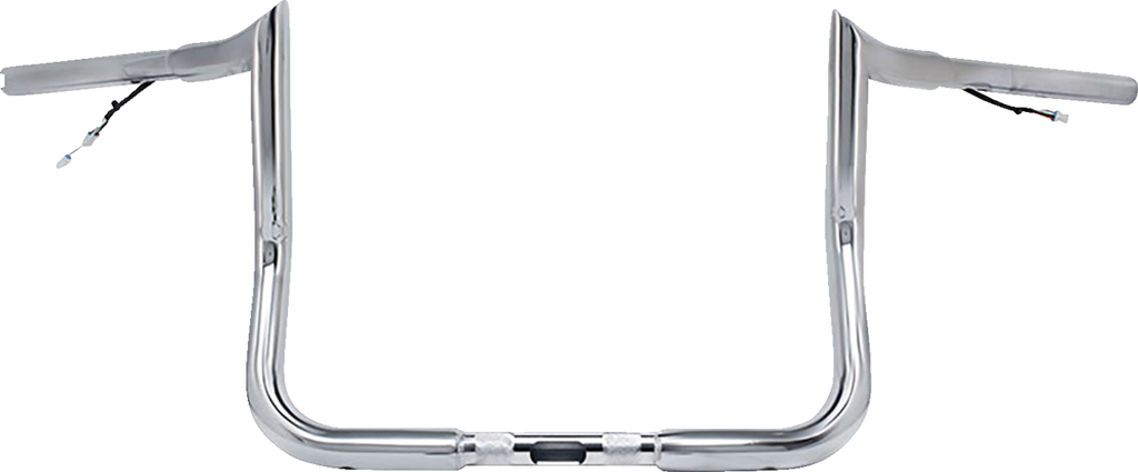 PAUL YAFFE BAGGER NATION Pre-Wired Handlebar - Monkey Bar - 8" - Chrome PYO:MBBPW-8 C — image 1