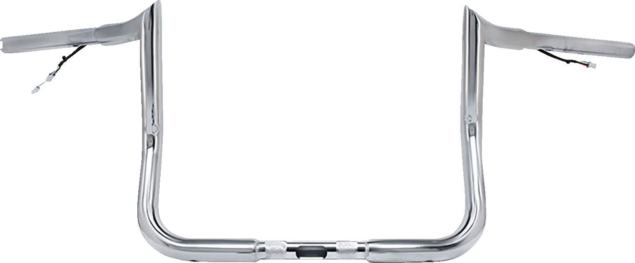 PAUL YAFFE BAGGER NATION Pre-Wired Handlebar - Monkey Bar - 8" - Chrome PYO:MBBPW-8 C — image 1