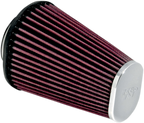 K & N Replacement Air Filter - Aircharger® Intake - Chrome RC-3680 — image 1
