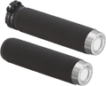 ROUGH CRAFTS Grips - Knurled - Cable - Chrome RC-500-001 — image 1