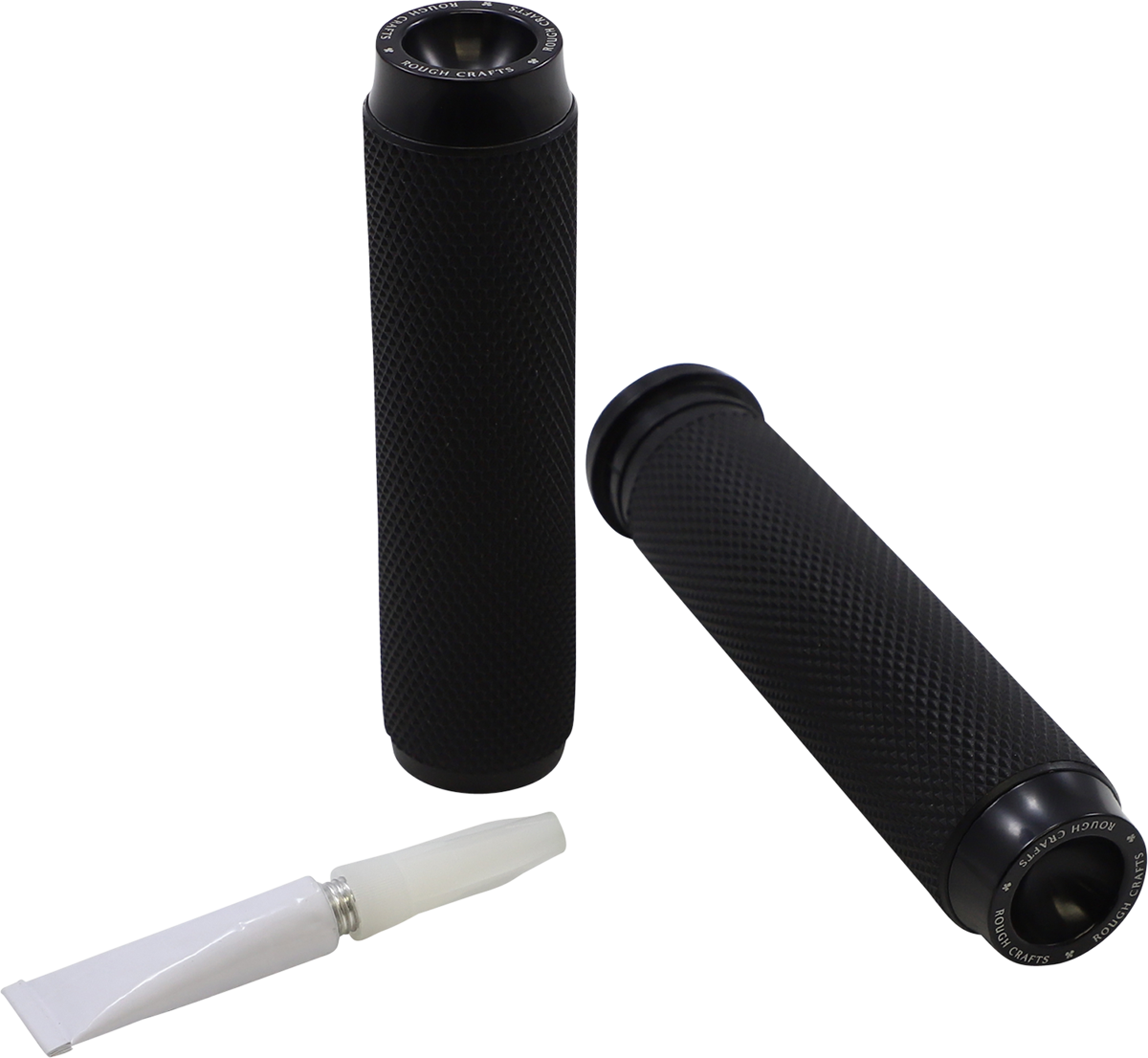 ROUGH CRAFTS Grips - Knurled - TBW - Black RC-500-002 — image 1