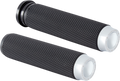 ROUGH CRAFTS Grips - Knurled - TBW - Chrome RC-500-003 — image 1