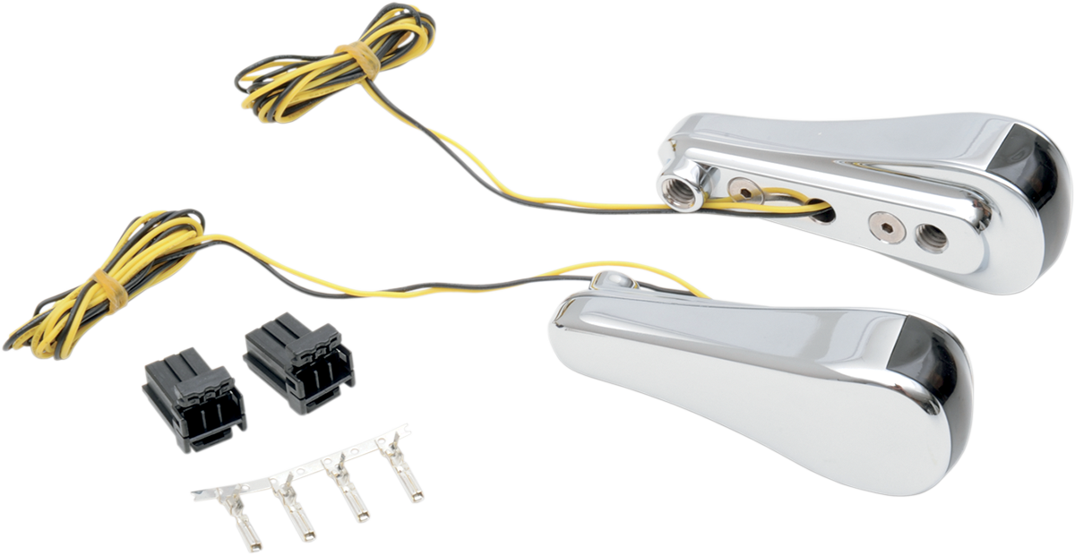 ALLOY ART Turn Signals - LED - Front - Smooth - Chrome RGFS1-1 — image 1