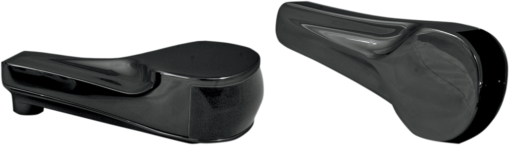 ALLOY ART Turn Signals - LED - Front - Finned - Black RGFS2-2 — image 1
