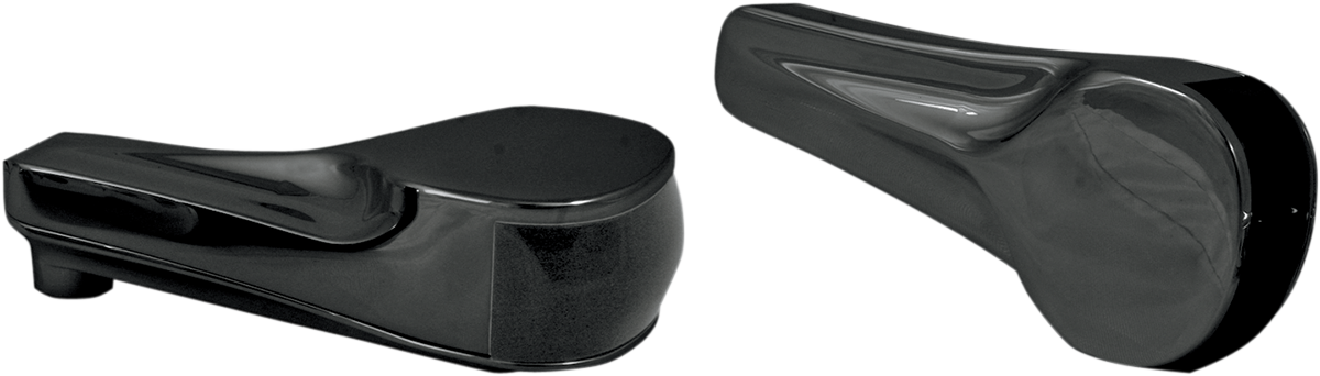 ALLOY ART Turn Signals - LED - Front - Finned - Black RGFS2-2 — image 1