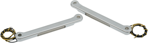 ALLOY ART LED Front Signal Light - FLHR - Chrome/Clear RKFS-1 — image 1