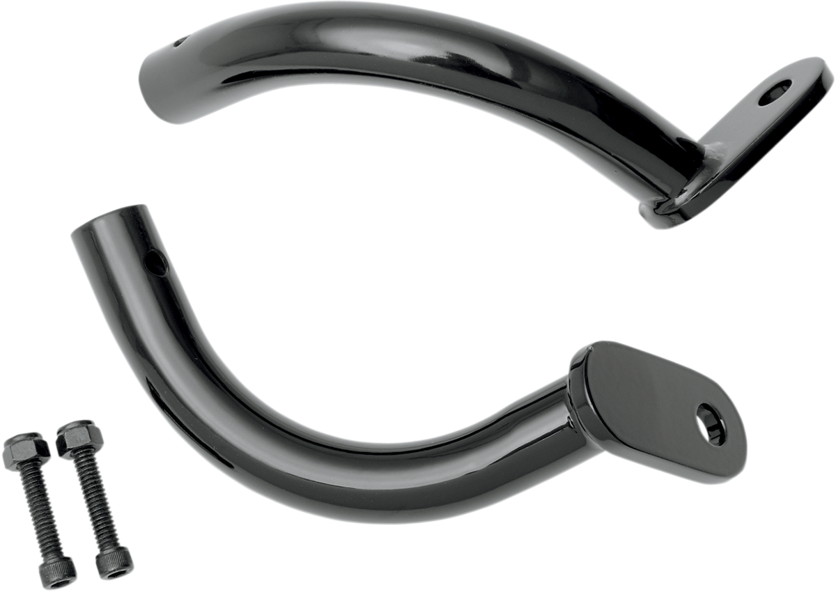 RICK DOSS Saddlebag Guard Eliminator Bracket - Black S77-0137B — image 1