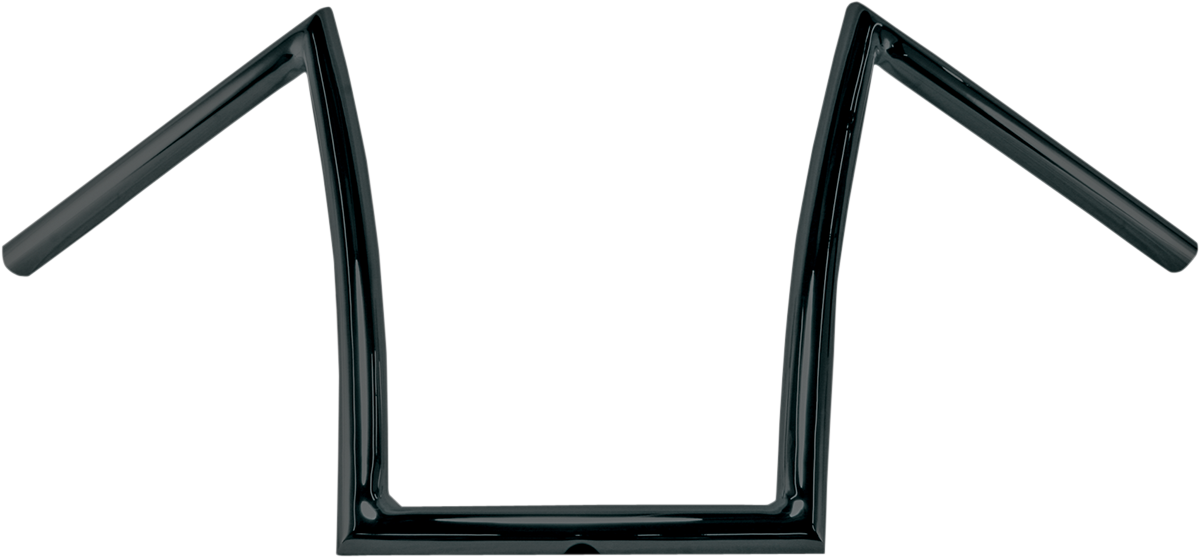 TODD'S CYCLE 1" Strip Handlebar - 12" - Black SB12-2 — image 1