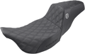 SADDLEMEN Pro Series SDC Performance Seat - w/o Backrest - Lattice Stitch - FL '08 -'23 SC80807D0 — image 1