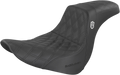 SADDLEMEN Pro Series SDC Performance Seat - w/o Backrest - Lattice Stitch/Lumbar Gripper - FL/FX '18-'24 SC81829D0 — image 1