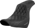 SADDLEMEN Pro Series SDC Performance Seat - w/o Backrest - Gray Stitch - FL/FX '18-'20 SC81829GRE — image 1