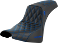 SADDLEMEN Pro Series SDC Performance Seat - w/o Backrest - Blue Stitch - FXBB/FXST '18-'23 SC81830BLU — image 1