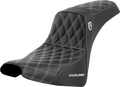 SADDLEMEN Pro Series SDC Performance Seat - w/o Backrest - White Stitch - FXBB/FXST '18-'23 SC81830WHI — image 1