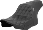SADDLEMEN Pro Series SDC Performance Seat - Lattice Stitch - Gripper - w/o Backrest - FLH/FLT '23-'24 SC82307D0 — image 1