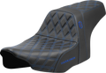 SADDLEMEN Pro Series SDC Performance Seat - Blue Stitching - w/o Backrest - FLT/FLH '23-'24 SC82307D1 — image 1