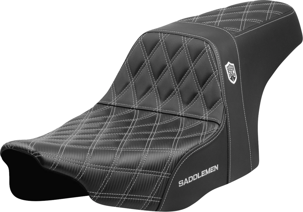 SADDLEMEN Pro Series SDC Performance Seat - Silver Stitching - w/o Backrest - FLT/FLH '23-'24 SC82307D5 — image 1