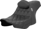 SADDLEMEN Pro Series SDC Performance Seat - Lattice Stitch - Gripper - w/ Backrest - FLH/FLT '23-'24 SC82307DB0 — image 1