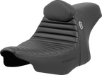 SADDLEMEN Pro Series SDC Performance Seat - Tuck-n-Roll - w/ Backrest - FLH/FLT '23-'24 SC82307TB — image 1