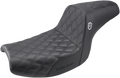 SADDLEMEN Pro Series SDC Performance Seat - w/o Backrest - Lattice Stitch/Lumbar Gripper - FXR '82-'00 SC88209D0 — image 1
