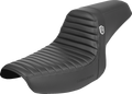 SADDLEMEN Pro Series SDC Performance Seat - w/o Backrest - Tuck-n-Roll/Carbon Fiber - Gripper - FXR '86-'94 SC88209T — image 1