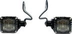 CUSTOM DYNAMICS Front Turn Signals - Shark Demon® - LED - Amber/White - Smoke SD-23RG-FT-AW — image 1
